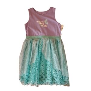 Disney Little Mermaid Purple and Aqua Mermaid Dress